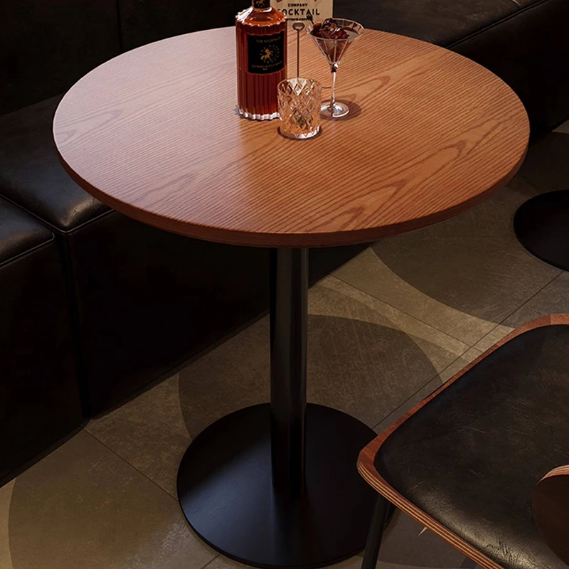 American Retro Bar Table Modern Designed Pub Lounge Restaurant Café Tables Commercial Furniture Mesas De Centro Para Sala FYCT