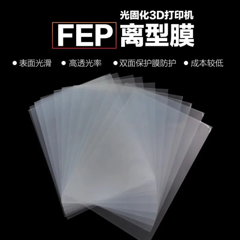 Light Curing 3D Printer Release Film ACF NFEP FEP Sheet, Ultra Low Release Force for Higher Printing Success and Longer Lifespan