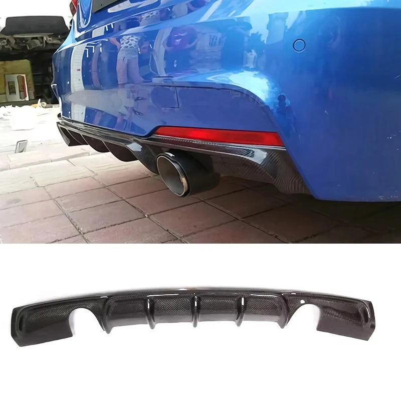 

Mp Style F30 F35 M-Tech Carbon Fiber Rear Bumper Diffuser Lip for BMW 3 Series 2012-2018
