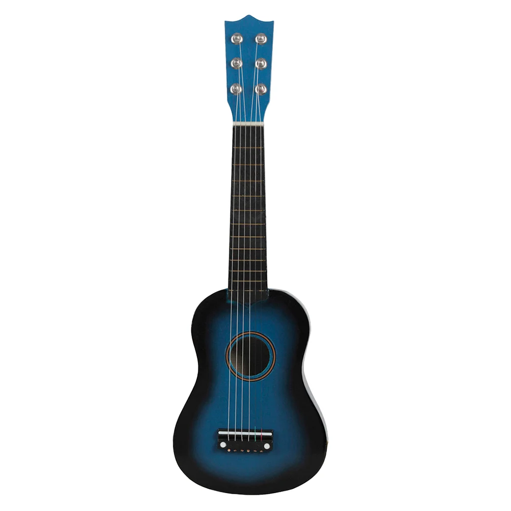 

21 Inch Teen Guitar 6-string Music Instrument Vintage Style Acoustic Kids Toy Ukulele