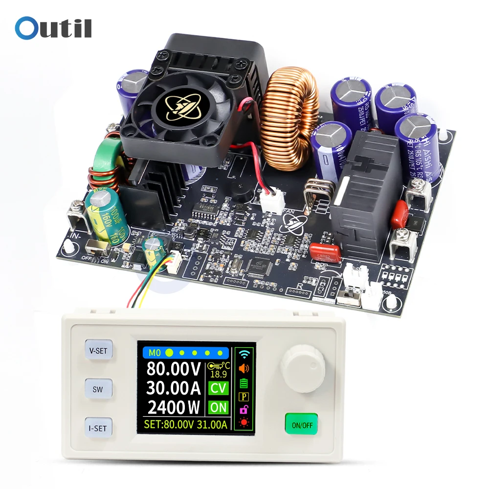 

XY12530S Digital DC Adjustable Step-Down Power Supply Constant Voltage Constant Current Module 30A/3750W Input Voltage DC12-140V