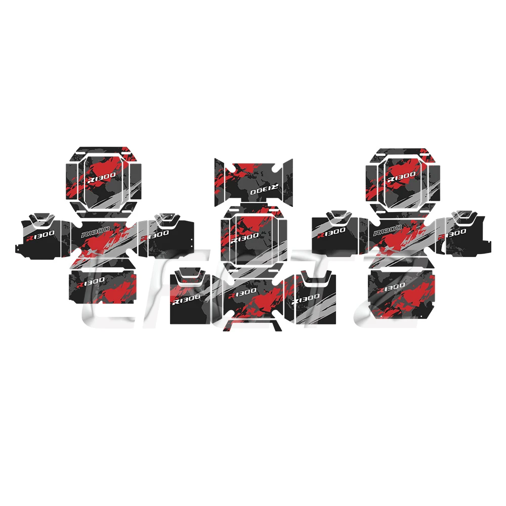 Motorcycle Aluminium Luggage Panniers Top Box Decals Graphic Sticker Kit Fit for R1300GS Adventure R 1300 GS ADV R1300GSA 2025