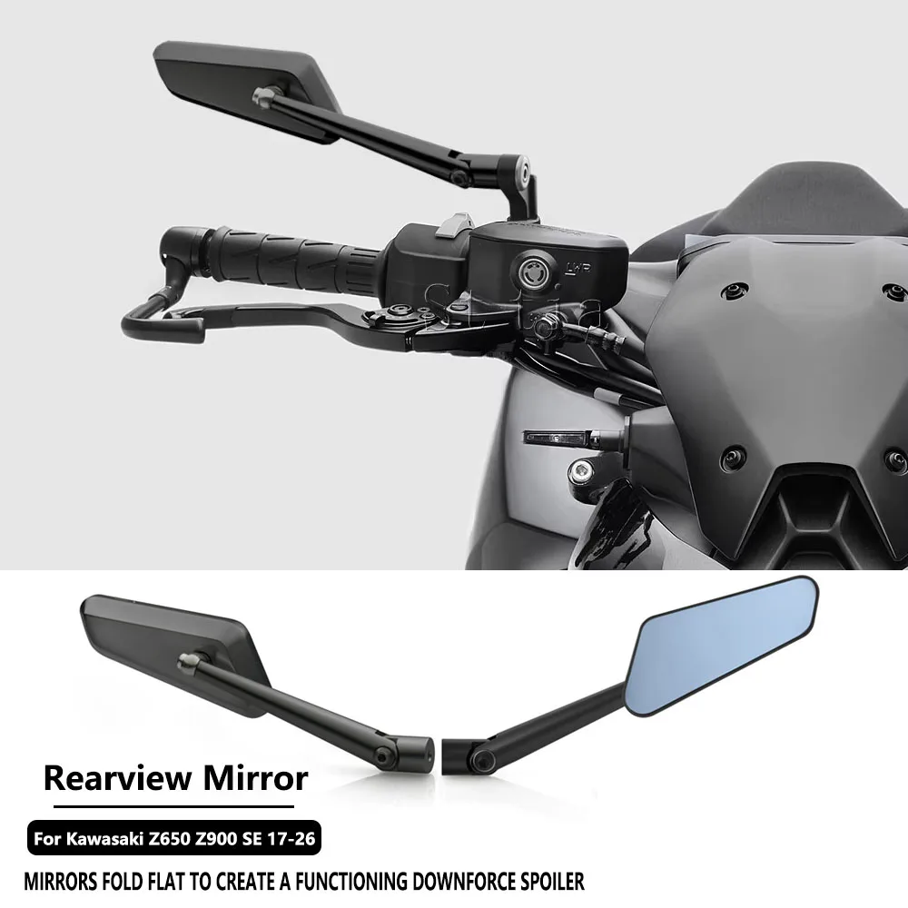 

New Motorcycle Mirrors Rearview Side Mirror Aluminum For Kawasaki Z650 Performance Spront Urban Z900 Perdormance SE z650 z900 SE