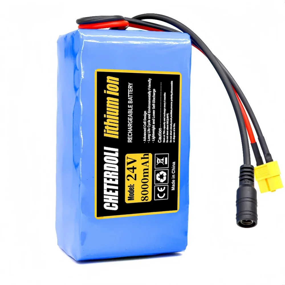 

High-Capacity 24V 8000mAh Rechargeable Battery – 7S3P 29.4V Lithium Pack for HoverBoards & Wheelchairs