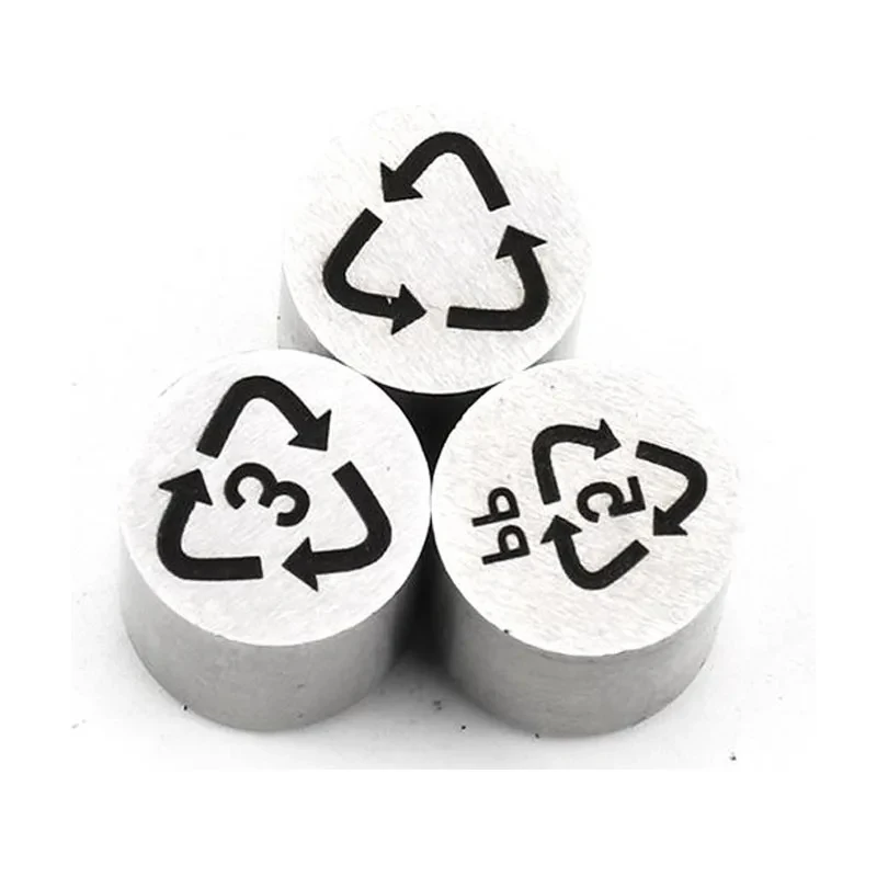 Date Stamp Recycling Insert SUS420 Steel Date Code Pin, Injection Accessories, Durable Date Marking Mould Parts