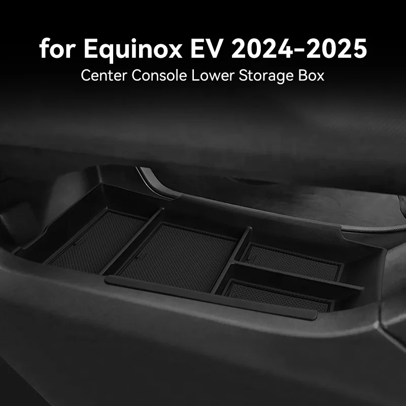 For 24-25 Trailblazer Equinox EV Center Control Lower Storage Box Automotive Accessories
