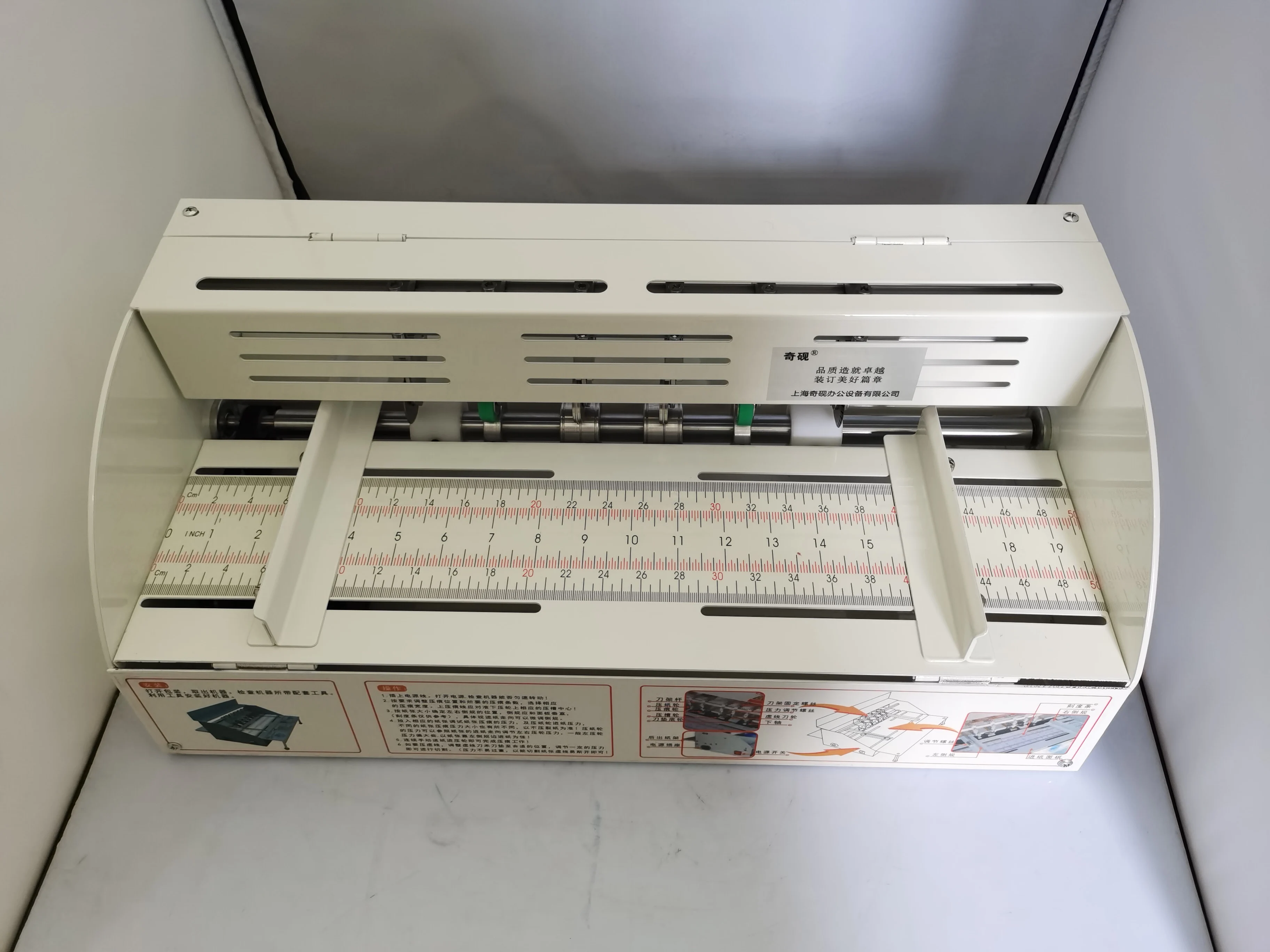 R500 Boek Cover Rillen Machine, Elektrische Rillen Machine, Kaart Vouwen Machines, Kleur Pagina 'S Gestormd Machine