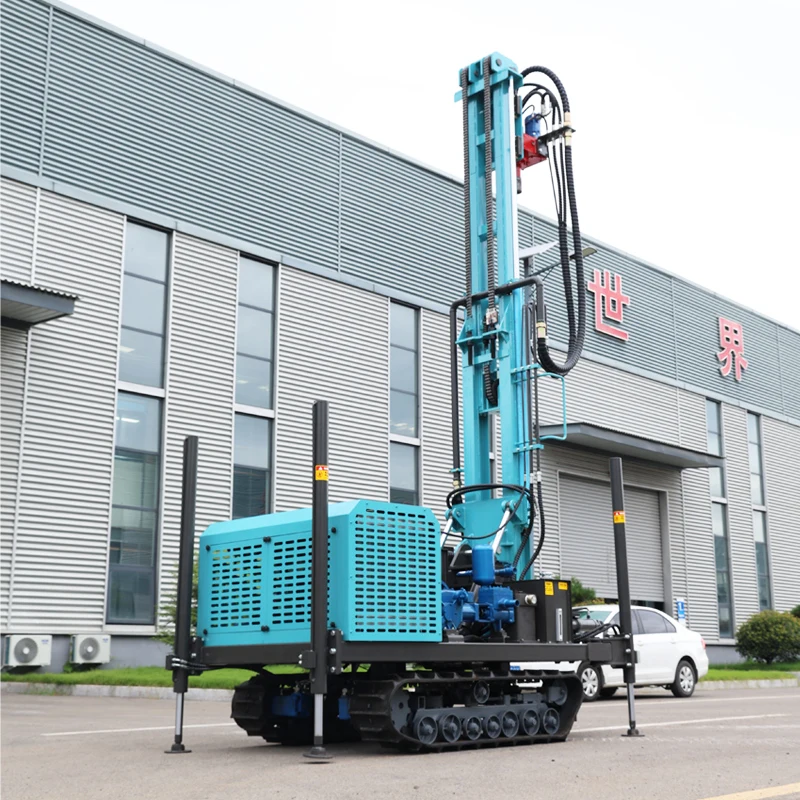 Customized Site Investigation Coring Rig Diesel Powered Trailer Mounted 300m Max Depth Rock Sampling Machine