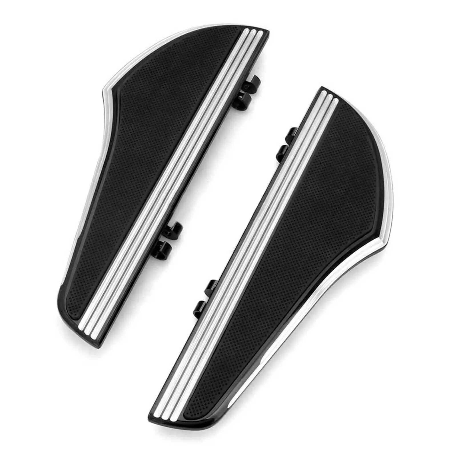 

STLF Defiance Rider Black CNC Billet Aluminum Driver Floorboards for Street Glide FLHX Electra Glide 2012-2016 FLD
