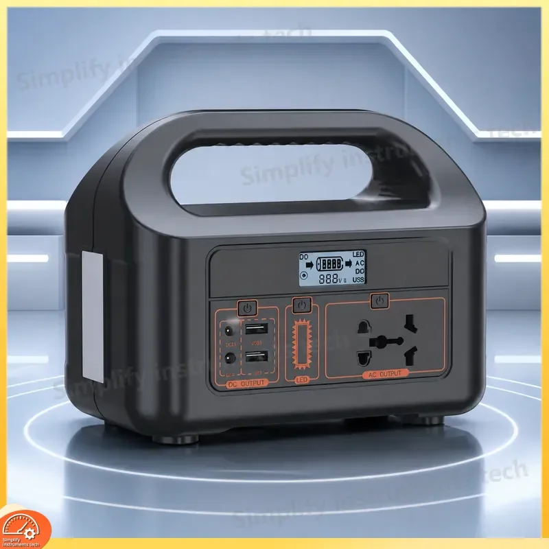 150W Portable Power Station 144Wh Solar Generator Emergency Backup Battery Pack for Outdoor Camping Fishing Home Use CPAP