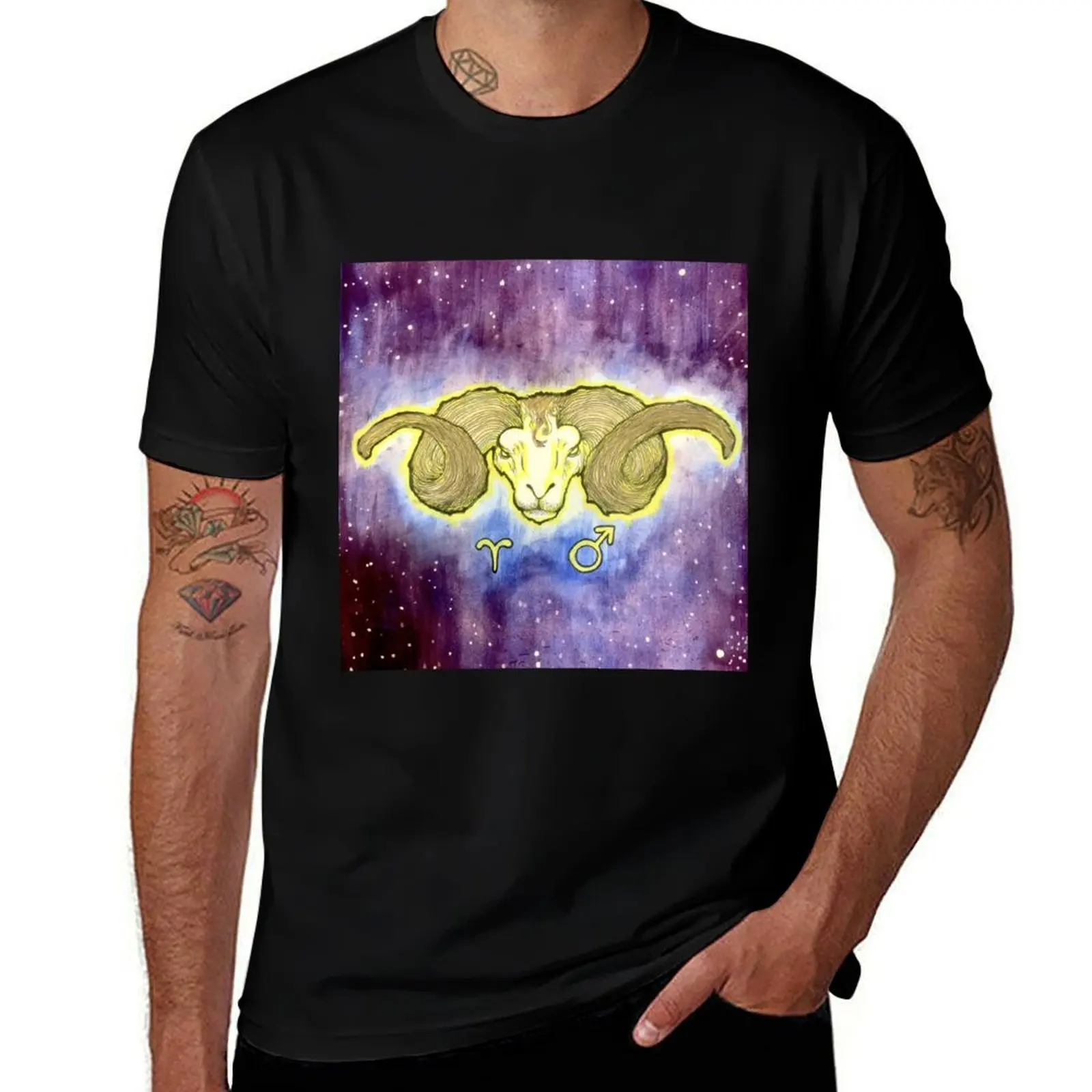 Футболка Aries 2 - Zodiac Series, классическая базовая повседневная футболка