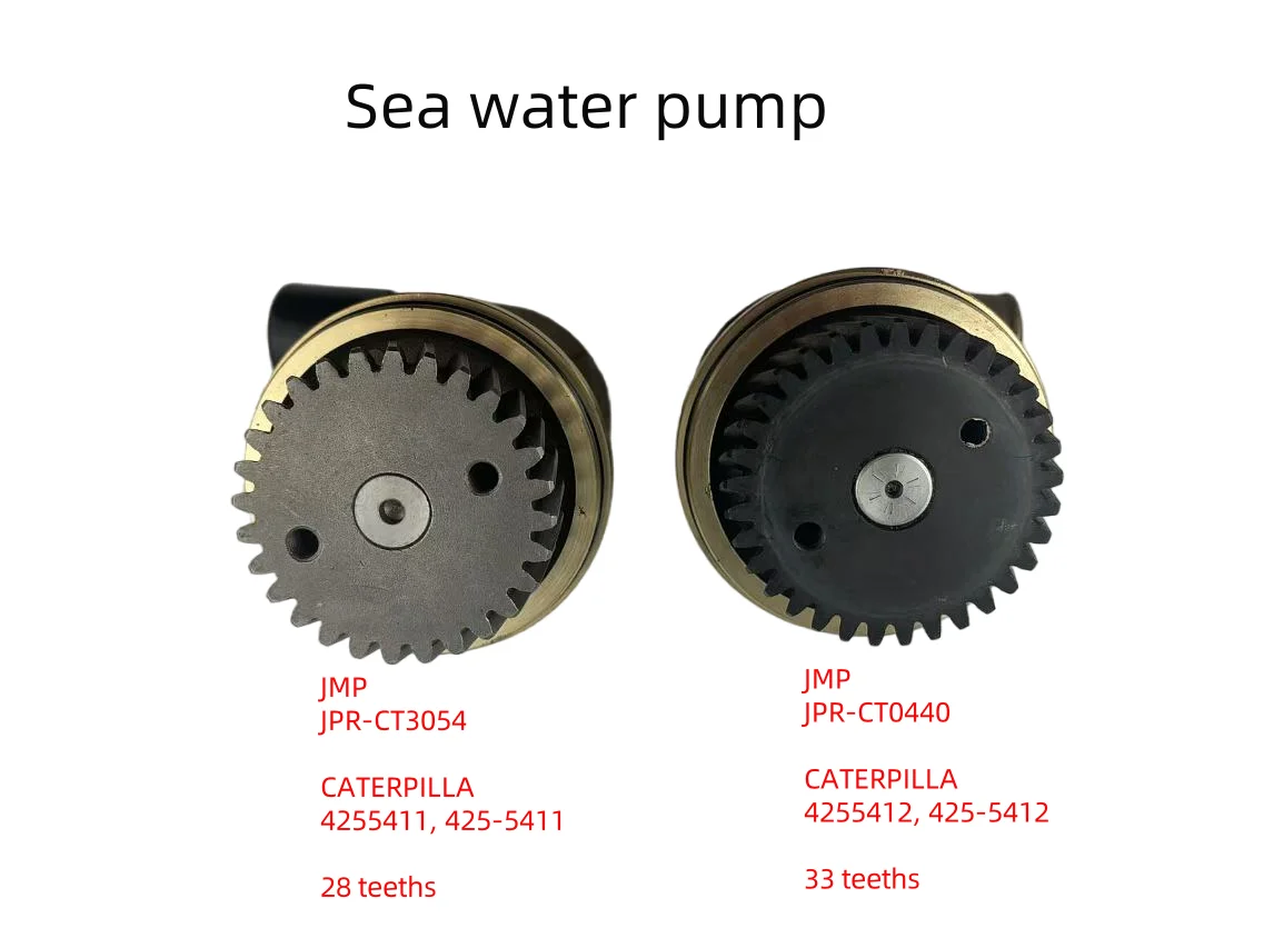 Replacement Marine Cooling Boat Pump JMP JPR-CT3054 with Impellers CAT 4255411 425-5411 JABSCO 29630-1301S 28gear 4
