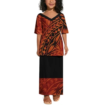 Tapa – robe hawaïenne décontractée pour femmes, Design Triba...