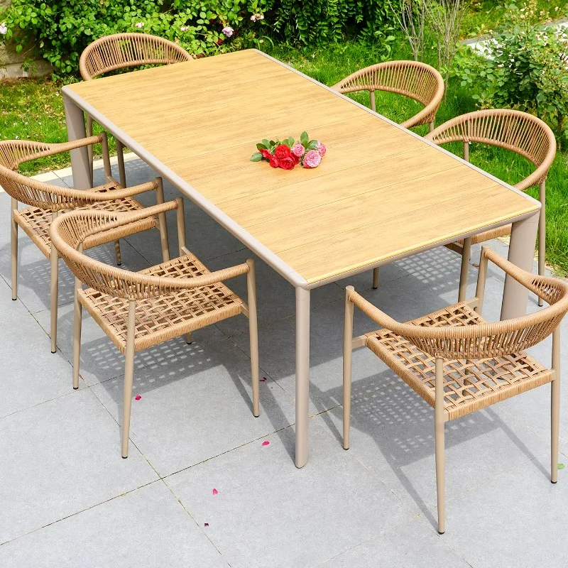 

Retro Wood Garden Furniture Sets Boho Rattan Garden Furniture Sets Fabric Kids Loungeset Garten Patio Furniture Outdoor Set