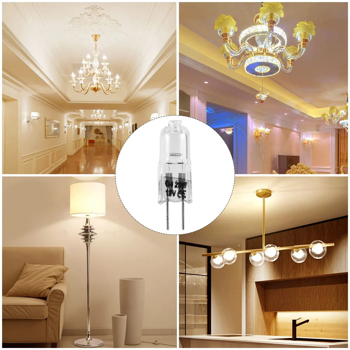 Bvbv 20 Pcs G4 Halo… - image