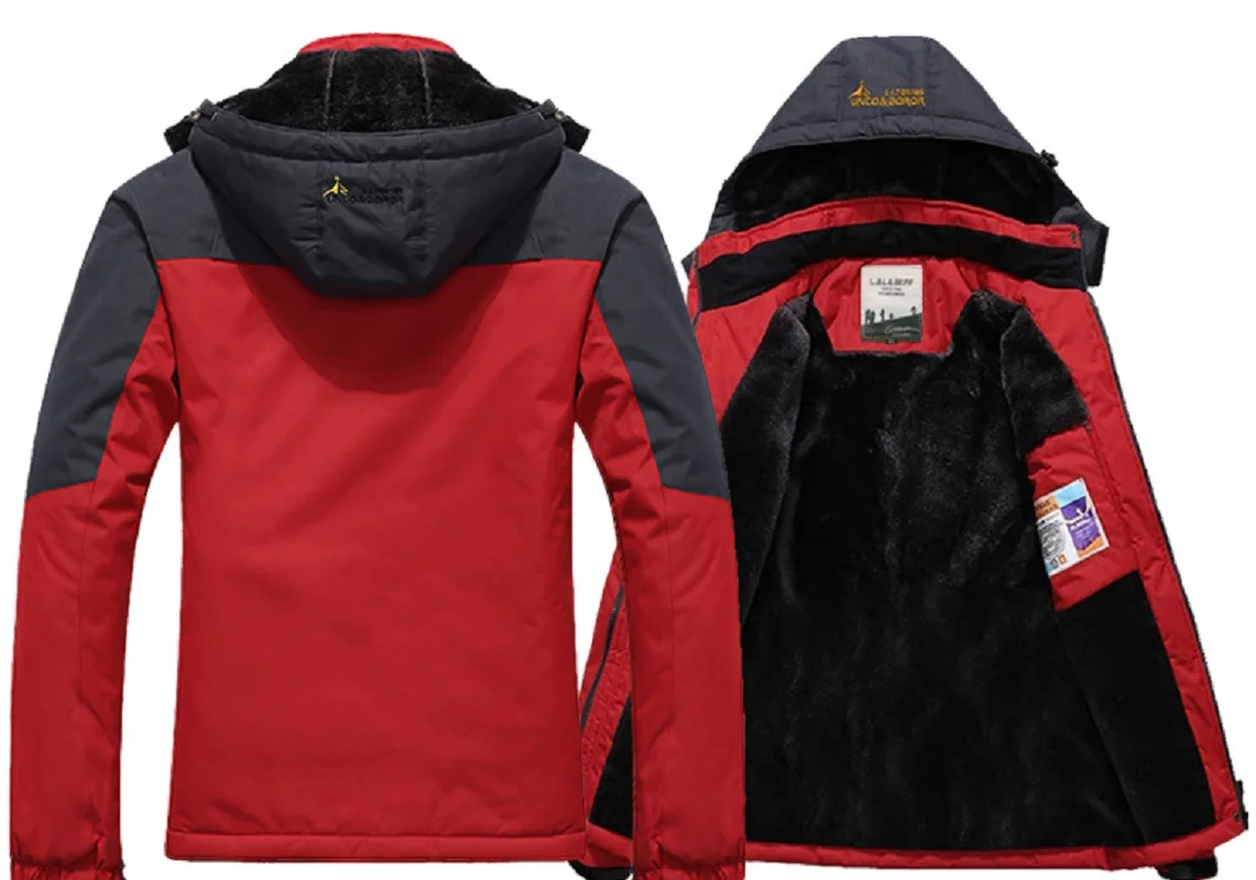 New Fashion Women Winter Parka Plus Thick Warm Windproof Fur Coats Outdoor Sport Jacket Waterproof Hooded Mountaineering Jackets