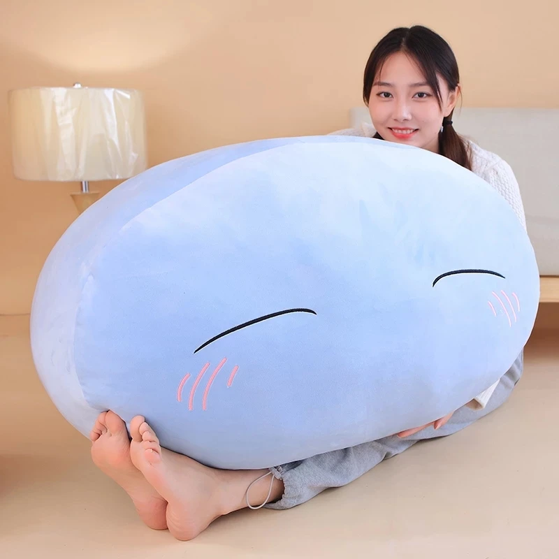 55cm Plush Anime That Time I Got Reincarnated As A Slimes Rimuru Tempest Cosplay Pillow Plush Doll Cushion Toy Halloween Gifts