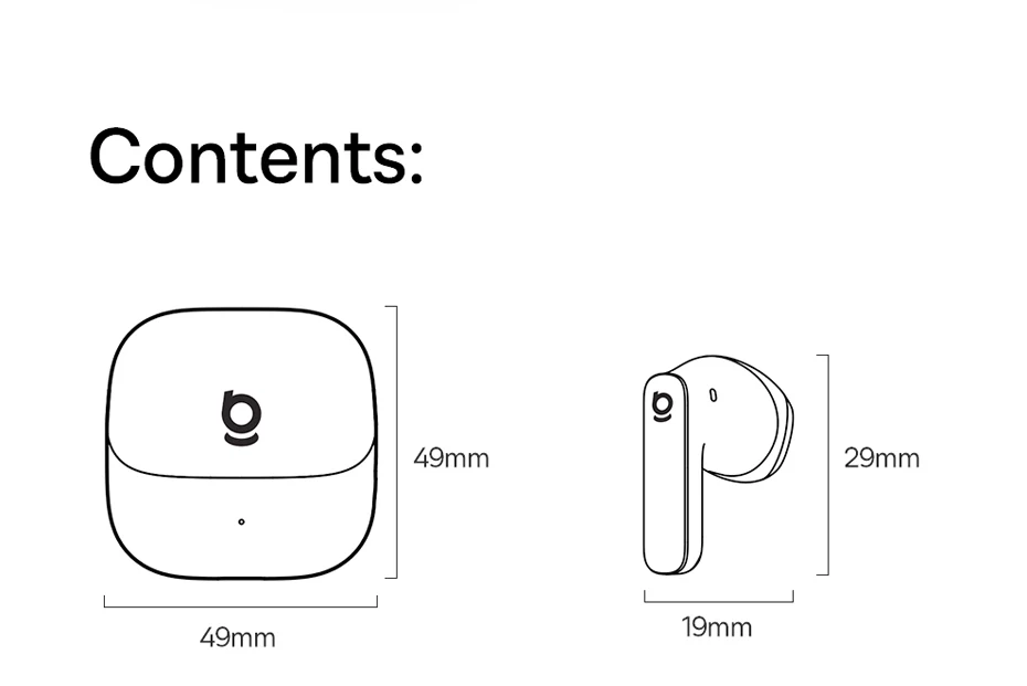 Baseus Bass BS1 NC -40 dB Echtzeit-Adaptive ANC Wireless Earbuds Bluetooth 6.0 Semi-Open-Kopfhörer LDAC Hi-Res Audio 6-Mic AI ENC – Detail 15