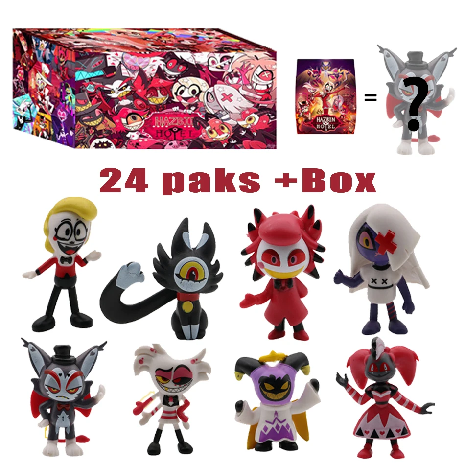 Hazbined Hotels Figures Mystery Box Blind Box Toys Gifts for Fans Adults Figure Decorative Kids birthday Christmas Gi