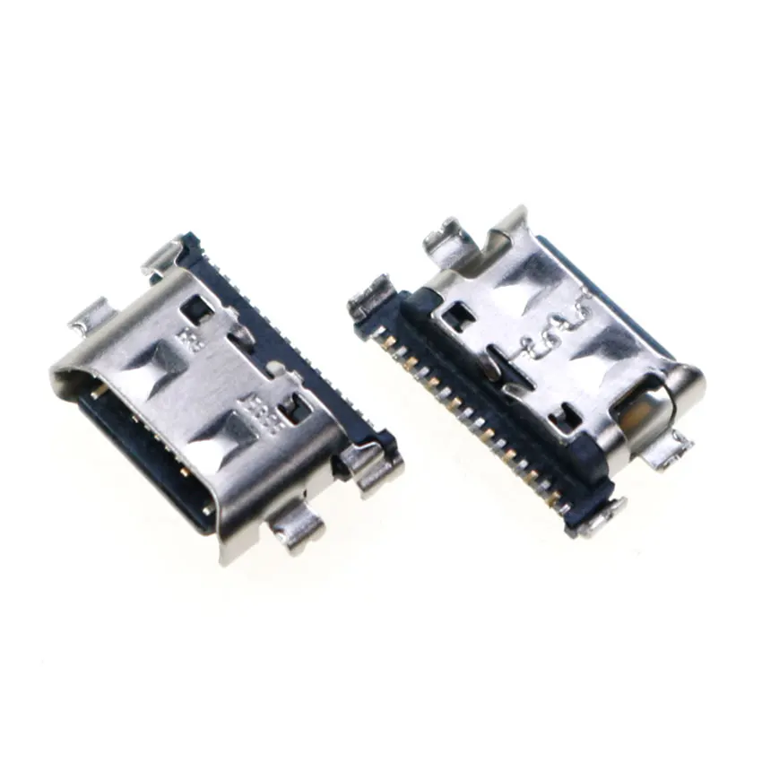 10-50pcs USB Type C Socket Charging Port Connector For Samsung Galaxy A31 A41 A51 A71 M31S M21 M31 A12 A30S A307F A125 Tail Plug