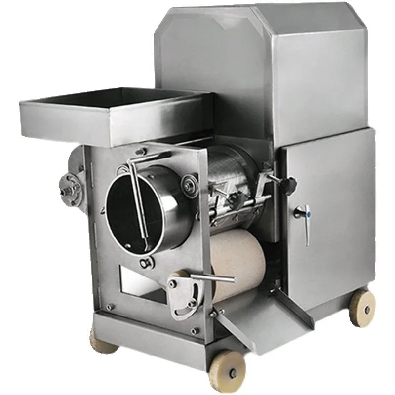 Máquina automática de eliminación de carne de pescado, máquina comercial de descascarado de cangrejo y camarones Surimi, separador de carne de hueso de pescado