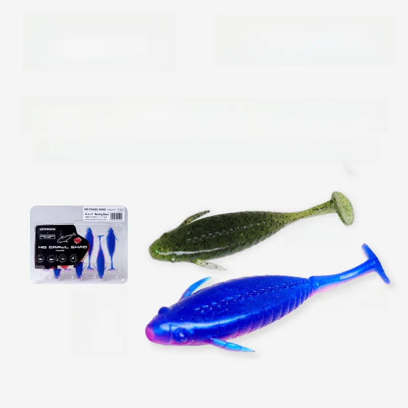 Isca Artificial Morigen Quiet Wander Black Pit com Cauda Oscilante para Pesca Competitiva de Robalo, Isca Macia para Pesca, E...