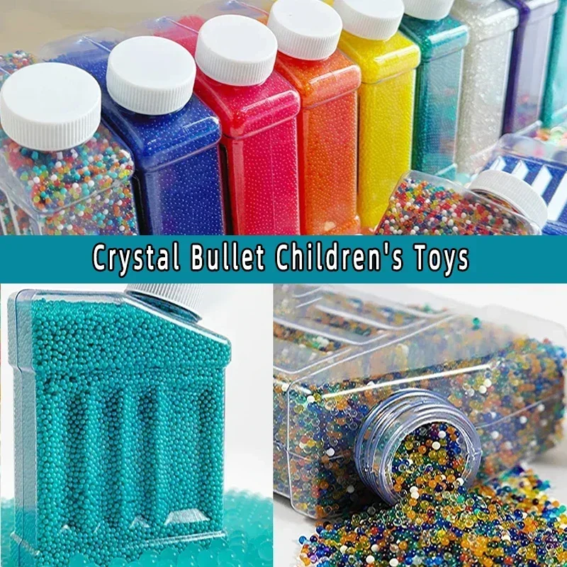 HotCrystal Clay Bullet Children's Toys 7-8mm Gel Balls Ammo Compatible Water Absorbent Premium Crystal Clay Bullet