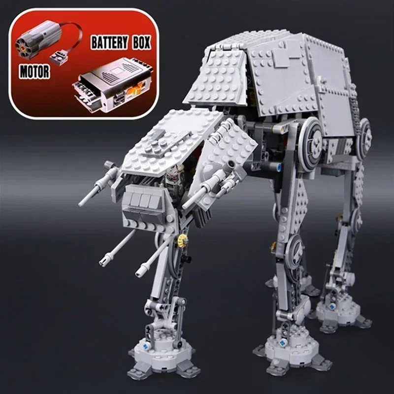 

With Motor 1168 PCS 05050 Motorized Walking AT-AT Model Building Set Blocks Bricks Toys Children Birthday Gifts 81052