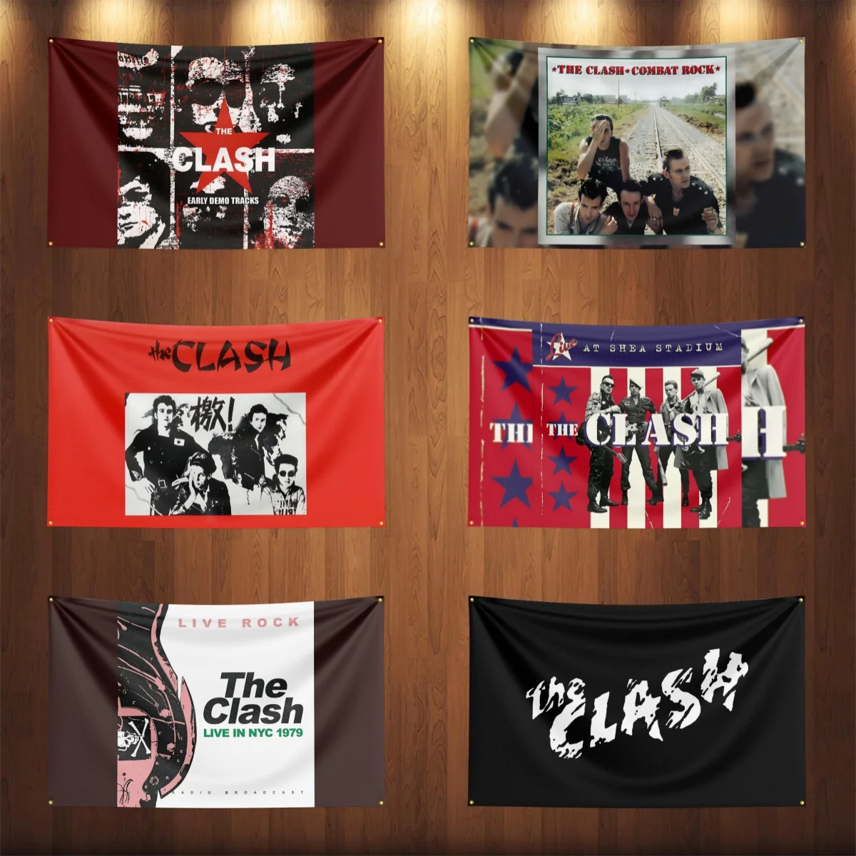 3x5 Ft Heavy Rock Band t-The Clashs Flag Polyester Digital Printing Banner for Bedroom Wall Art Out Door Tapestry Decoration
