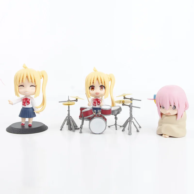 9Pcs/Set Bocchi The Rock! 10cm Figure Gotoh Hitori Yamada Ryo Ijichi Nijika Kita Ikuyo Figurine Anime Character Model Dolls