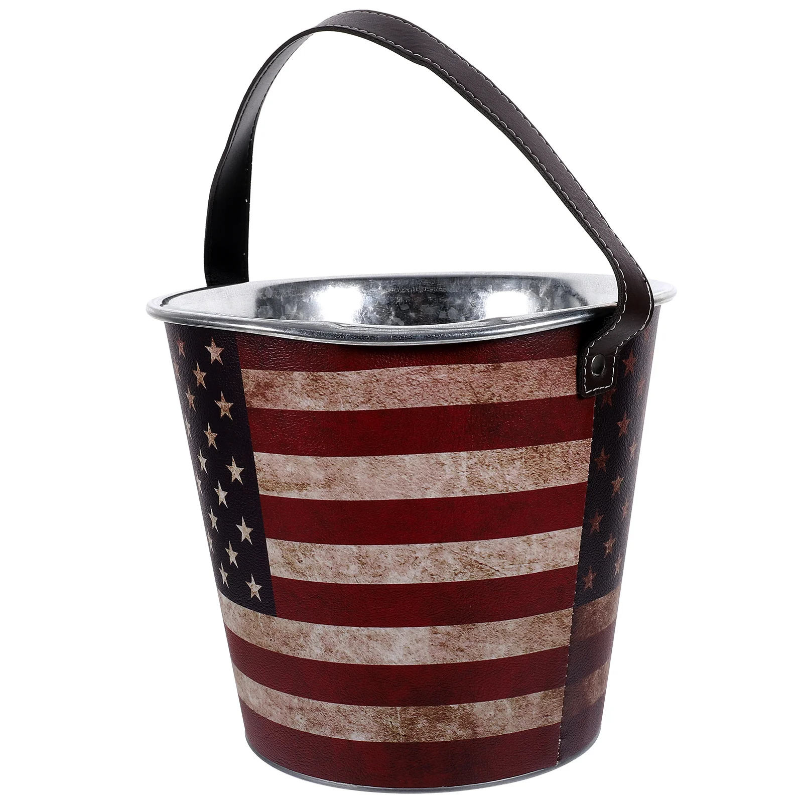 

Large Capacity Metal Ice Bucket Thickened Design For Wine Beer Cooling Bar Party Holder Vintage Ice Cube Container