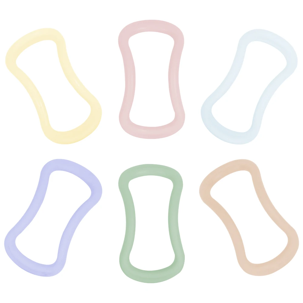 Aleaf Pastel Yoga Ring Calf Ring (Set of 2) Soft Hard Pilates Zen Ring