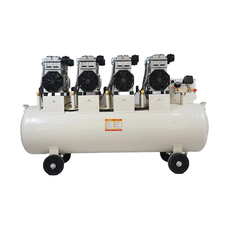 Factory Supply High Quality Competitive Price Promotional 6.72KW Piston Style Industry Use Oil Free Air Compressor 200 Liter