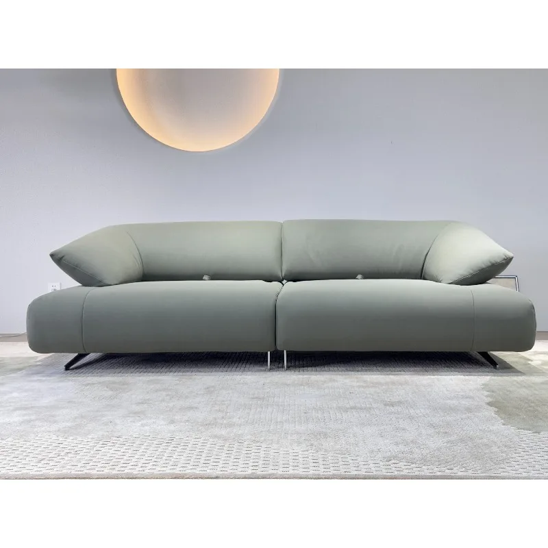 Whosale Custom Leather Functional Comfortable Adjustable Backrest Sectional European Style 2 Seater Recliner Sofa