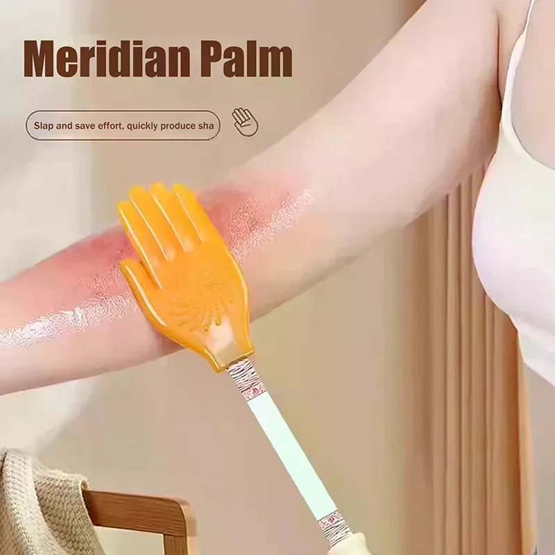 /Kuz/Sha Massager Pai Sha Board Palm Meridian Pat Health Care Body Massage Tool Back Body Fatigue Relief Clap Sticks Gua