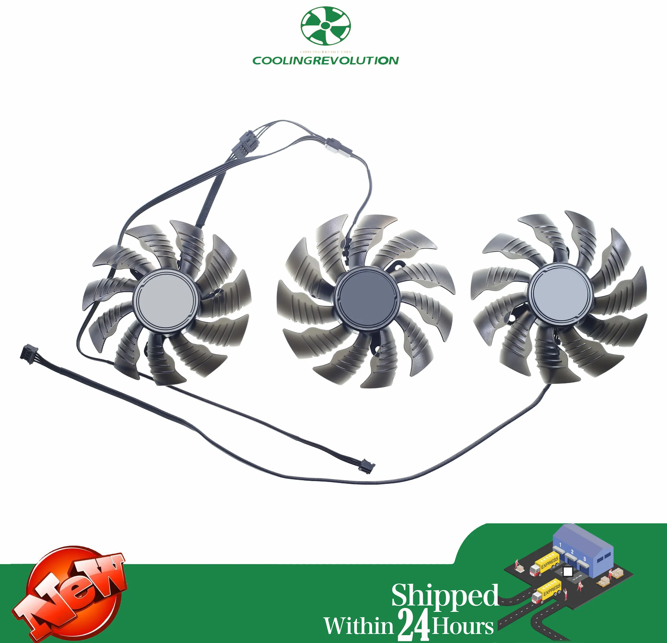 

PLA09215S12H DC12V 0,55A 4Pin для Gigabyte GeForce RTX 3080 3080Ti 3090 Gaming OC Вентиляторы для видеокарты Охлаждение