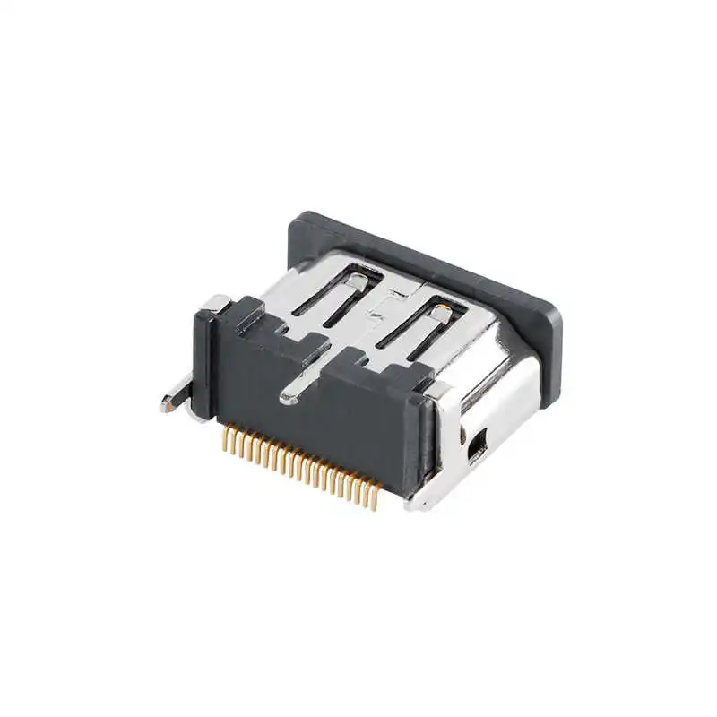 HDMI Female Connector Type A 19PIN Vertical Surface Mount Multimedia High-Definition Display Transmission Interface Socket