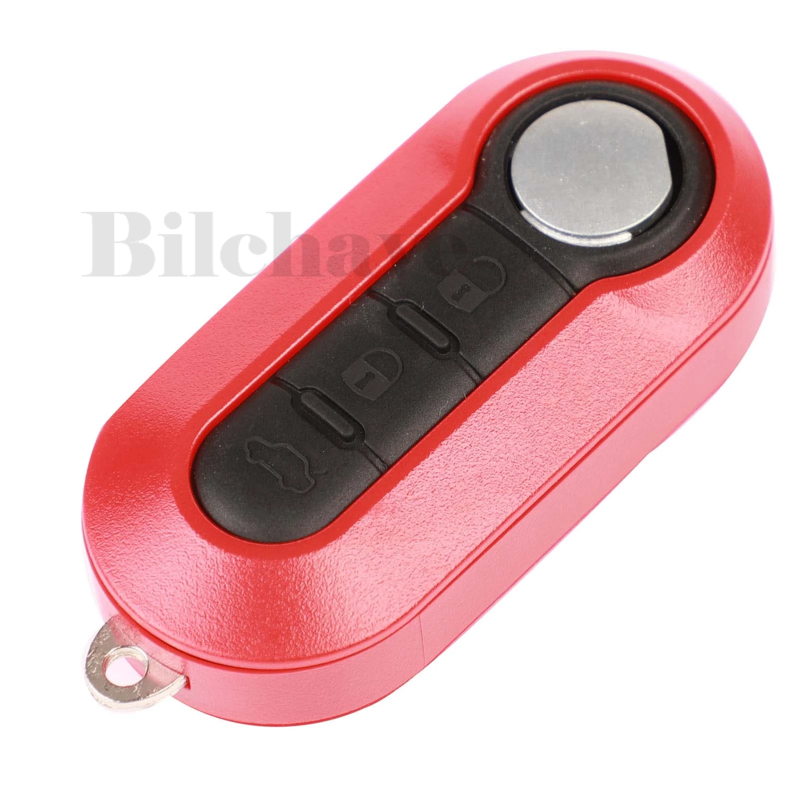 jingyuqin 10pcs For FIAT 500 Panda Punto Bravo Car Alarm Keyless SIP22 FOB 3 Buttons Flip Remote Key Case Shell Replacement