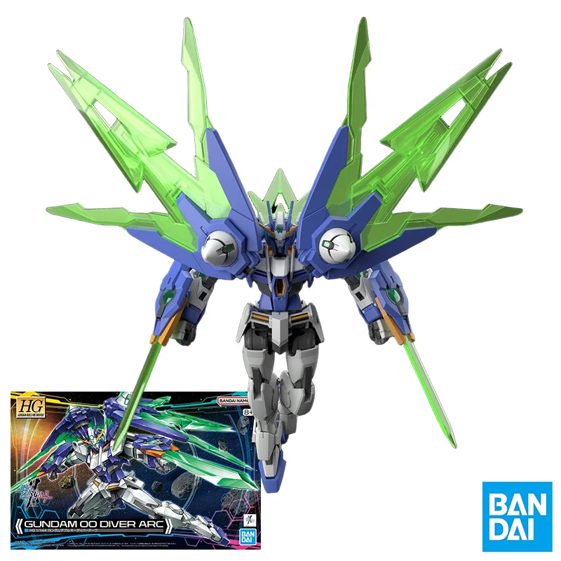 

Original BANDAI HG 1/144 GUNMAM OO DIVER ARC Action Figure Assembly Model Toys Collectible Model Ornaments Gifts for Children