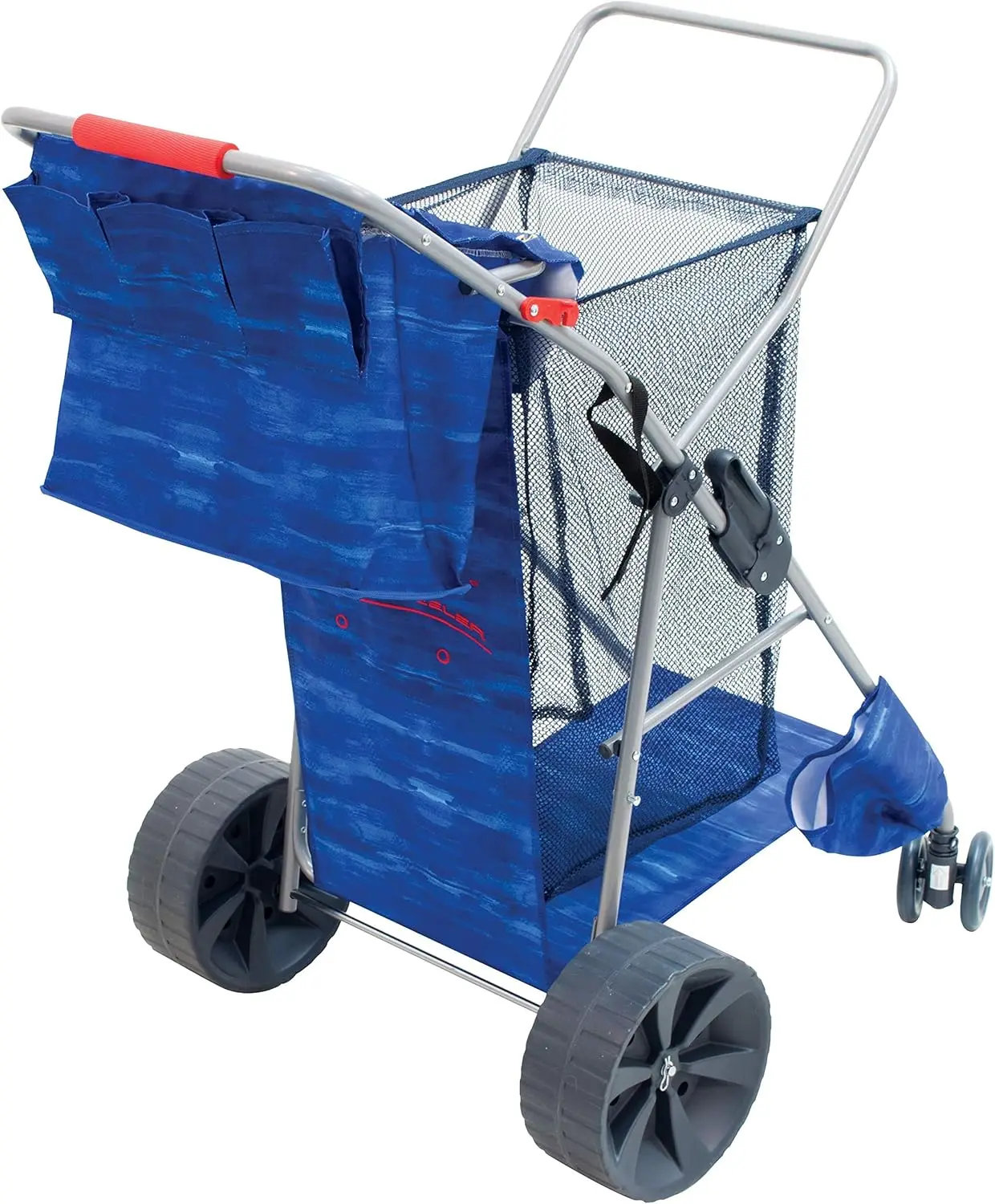 Beach Wonder Wheeler Deluxe Utility, Lawn, and Beach Foldable Cart