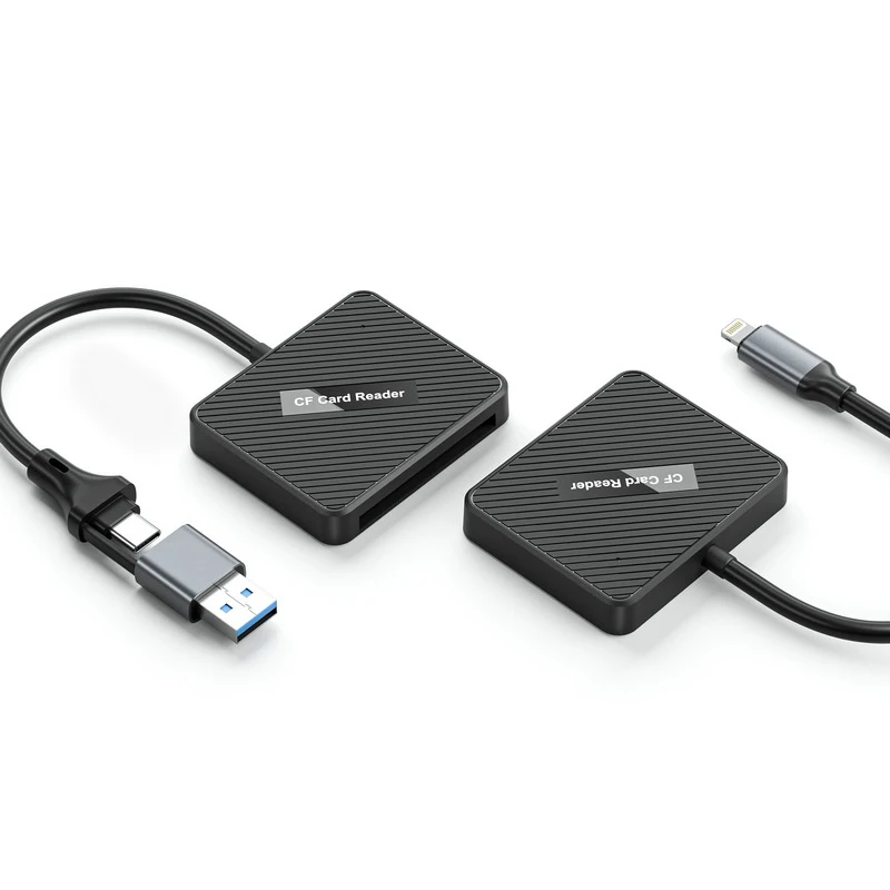 Type-C USB 2in1 CF Memory Card Reader For Laptop Computer Notebook PC Tablet Phone Camera CCD USB-C Converter Splitter