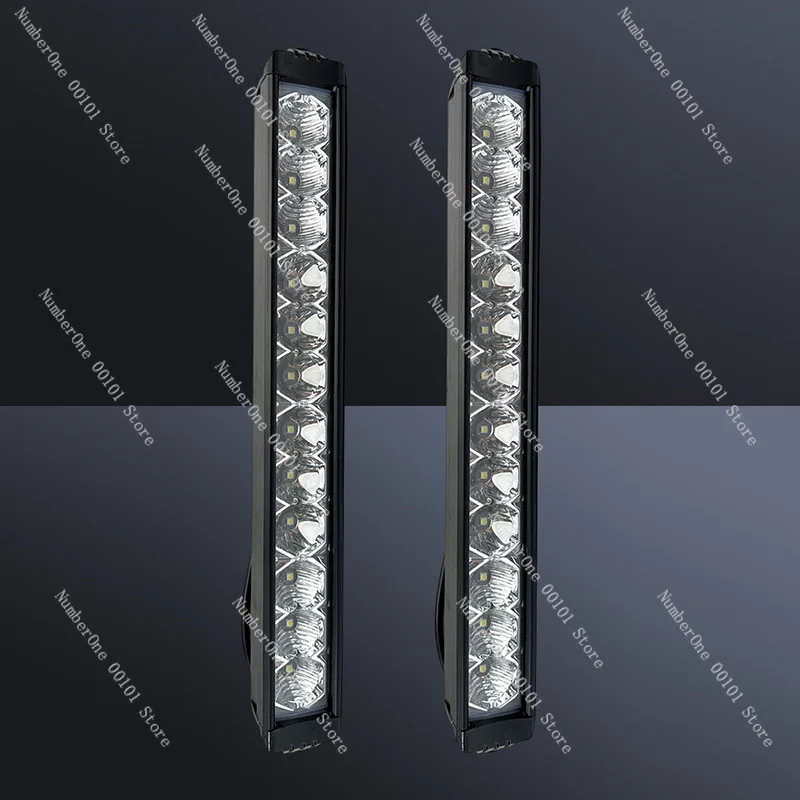 Modified front bar roof light middle net light 120W hood lighting off-road car led strip light customization