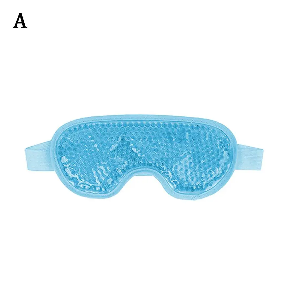 Gel Eye Mask com grânulos reutilizáveis, quente e frio calmante, compressão, cabeça, gelo Pack, óculos, beleza, rosto, dor, dormir, T1A5