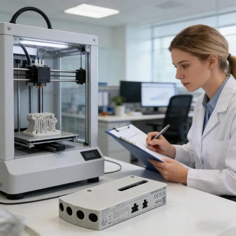 2025 New 3D Printer Accessory Material Line Selector HUB Expand Connection for X1/P1 Ensures Long Use Reduced Maintenance Needs