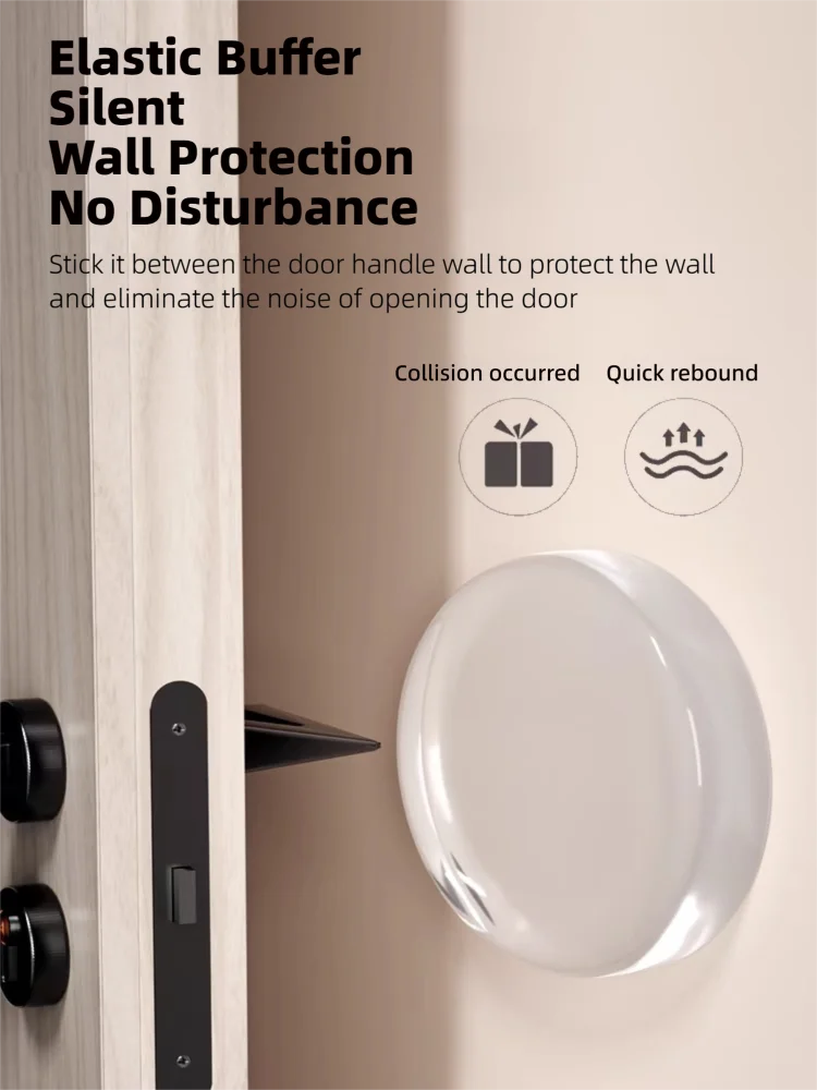 Furniture anti-collision stickers silicone silent pads door handles anti-collision gadgets wall stickers behind cabinet doors