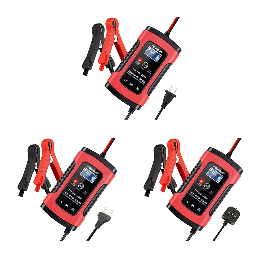 معزز البطارية المحمول مع شاشة LCD لإصلاح نبض شاحن الإمداد الكهربائي للدراجات النارية SUV لشاحنة الدراجات النارية ATV #6