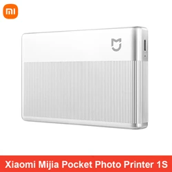 Xiaomi Mijia Pocket Photo Printer 1S Portable Mini Wireless Bluetooth Thermal Print AR Video Mijia ZINK Self-adhesive Color