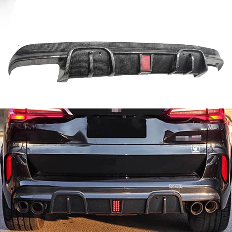 carbon fiber rear diffuser with light for x5m f85 F86 X6M bodykit