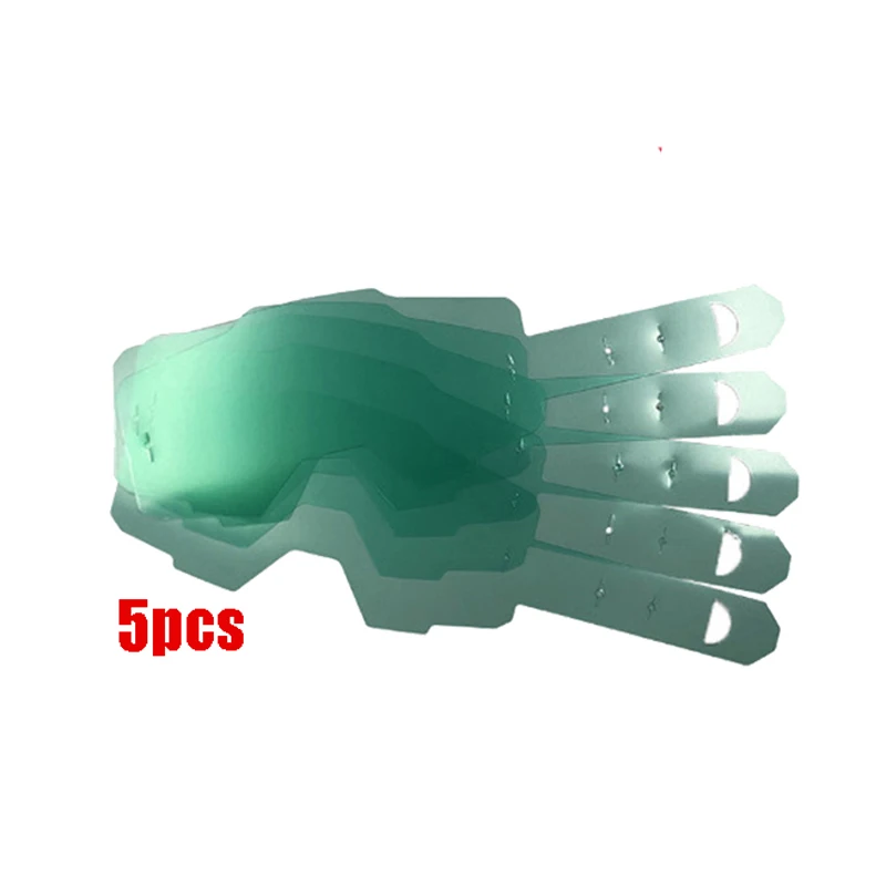 

Motorcycle Goggles Lens for 100% Sun-Glasses for Outdoor Sport Sunglasses Replace Accessory Rider's Safty Parts of Tear-Off Lens