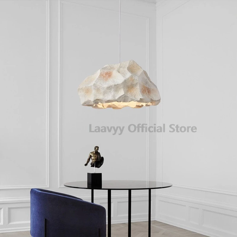 الإبداعية تقليد روك ديكور المنزل مصباح معلق طاولة طعام حديثة قلادة Led ضوء متواضع الداخلية تعليق الثريا